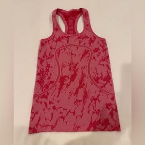 lululemon athletica Pink Patterned Tank Top